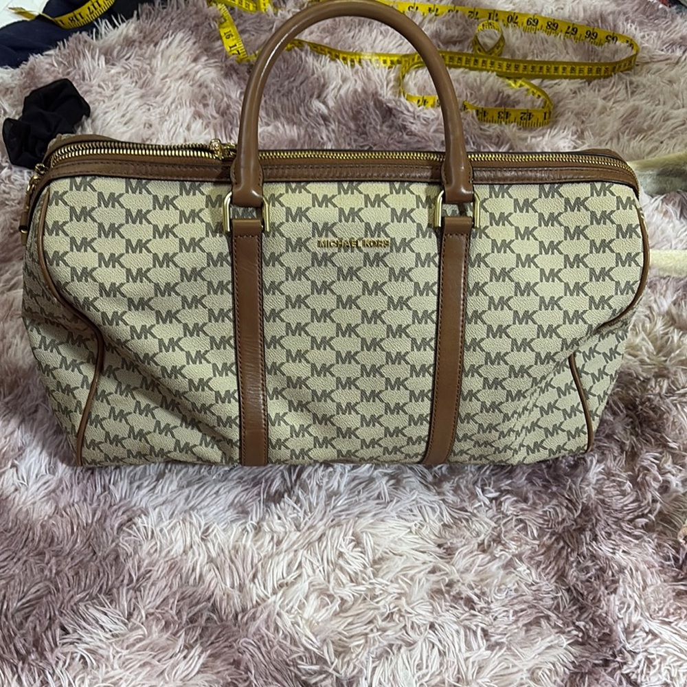 Michael Kors Tan and Brown Men's Bag